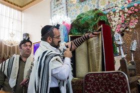 مراسم دعای کلیمیان برای سلامتی مقام معظم رهبری بمناسبت دهه فجر 